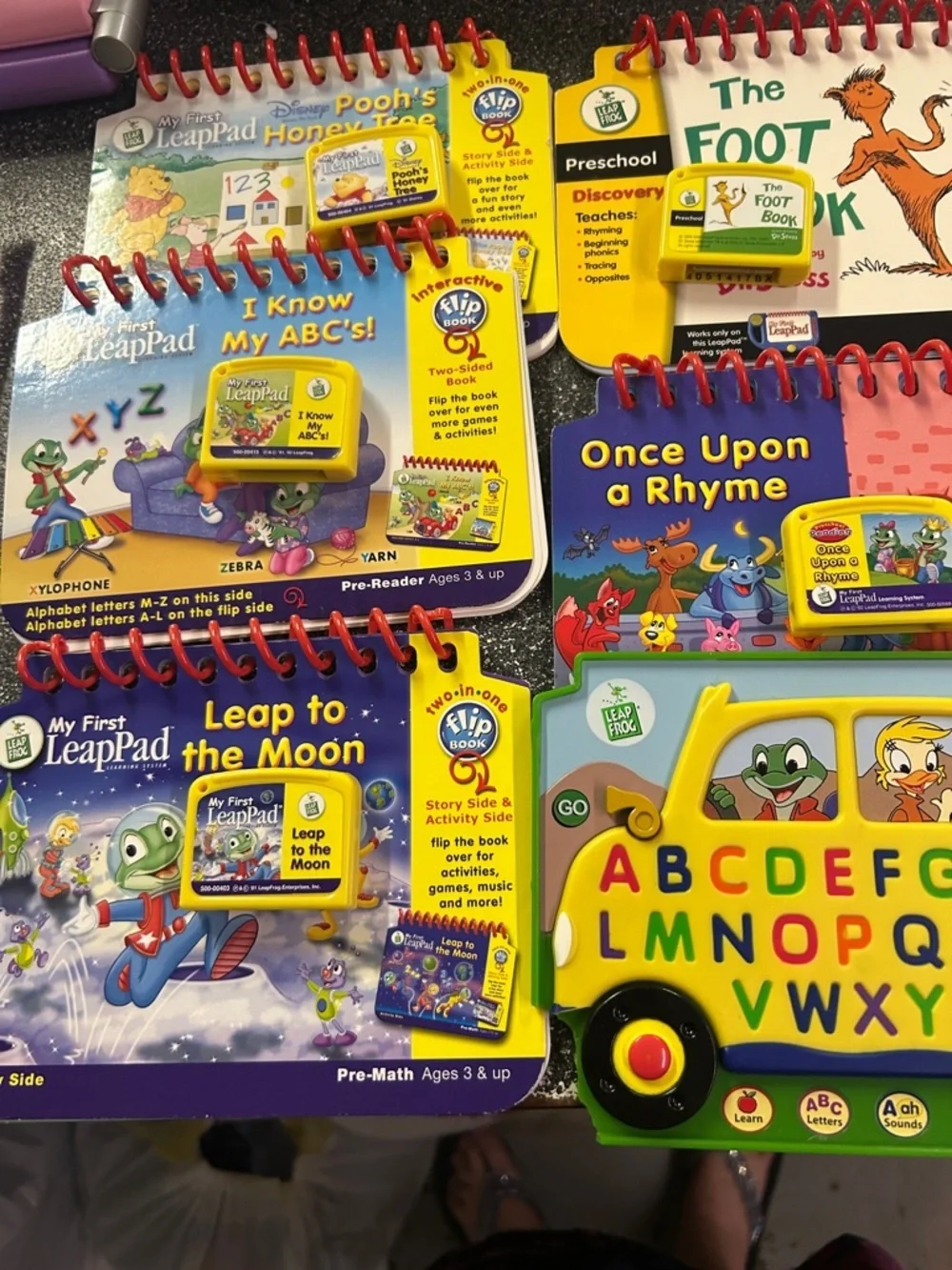 LEAPFROG MEGA LEARNING BUNDLE📚 BOOKS🧸 TOY INCLUDED 🎧 NO INTERNET NEEDED